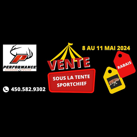 Vente sous la tente Sportchief